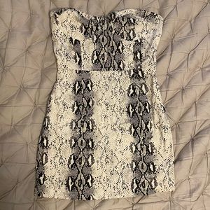 Snake skin dress